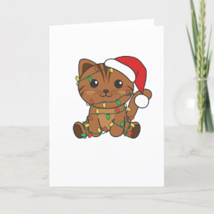 Weihnachts-Weihnachtskatzen Feiertagskarte