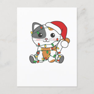 Weihnachts-Weihnachtskatzen Feiertagspostkarte