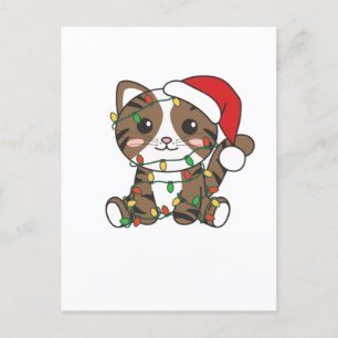 Weihnachts-Weihnachtskatzen Feiertagspostkarte