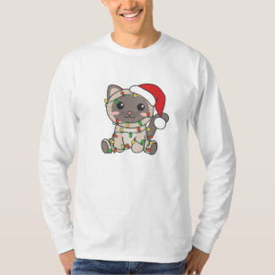 Weihnachts-Weihnachtskatzen T-Shirt