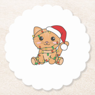 Weihnachts-Weihnachtskatzen Untersetzer