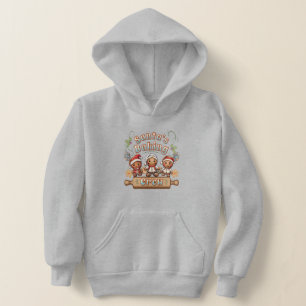 Weihnachts-Weihnachtskekse in der Crew Hoodie