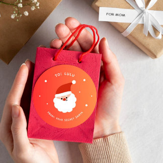 Weihnachts-Weihnachtsklaus Classic Round Sticker