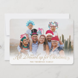 Weihnachts-Weihnachtskostüm Feiertagskarte