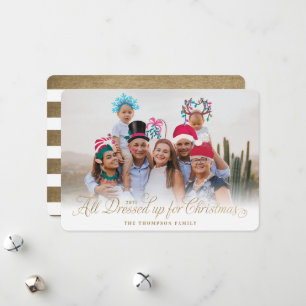 Weihnachts-Weihnachtskostüm Feiertagskarte