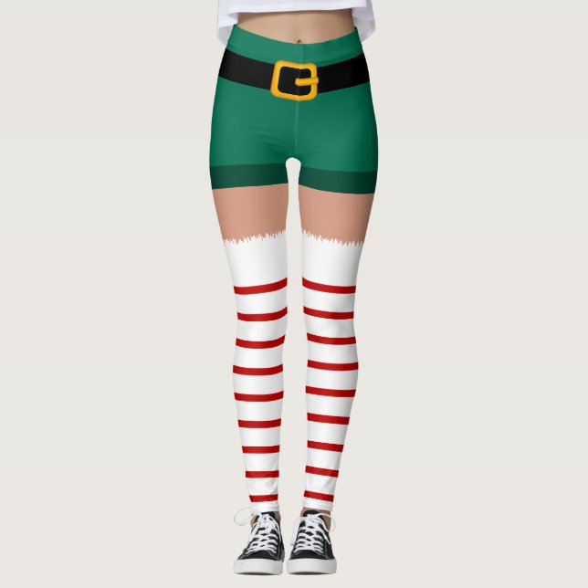 Weihnachts-Weihnachtskostüme Leggings (Vorderseite)