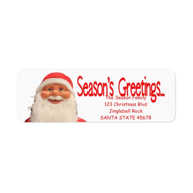 Weihnachts-Weihnachtslabel (Vorne)