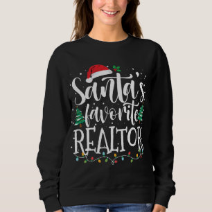 Weihnachts-Weihnachtslicht des Weihnachtsmanns Sweatshirt
