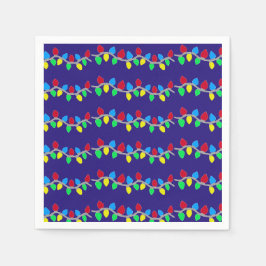 Weihnachts-Weihnachtslieder auf blau Serviette