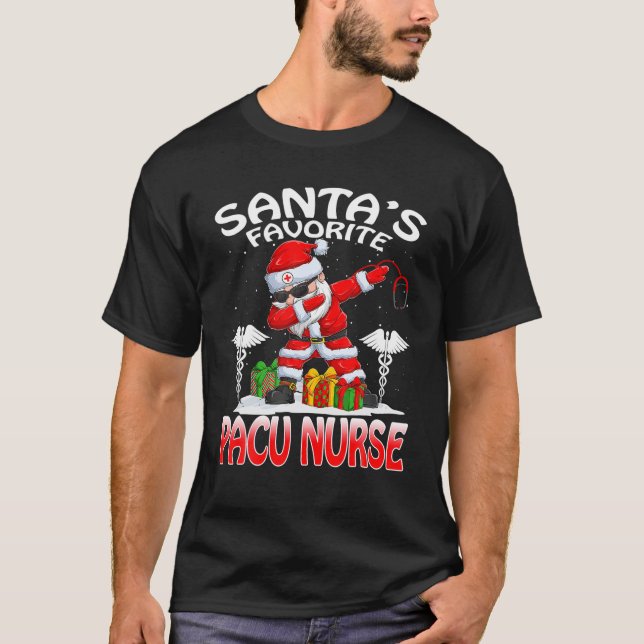 Weihnachts-Weihnachtslieder Pacu Nurse Sant. T-Shirt (Vorderseite)