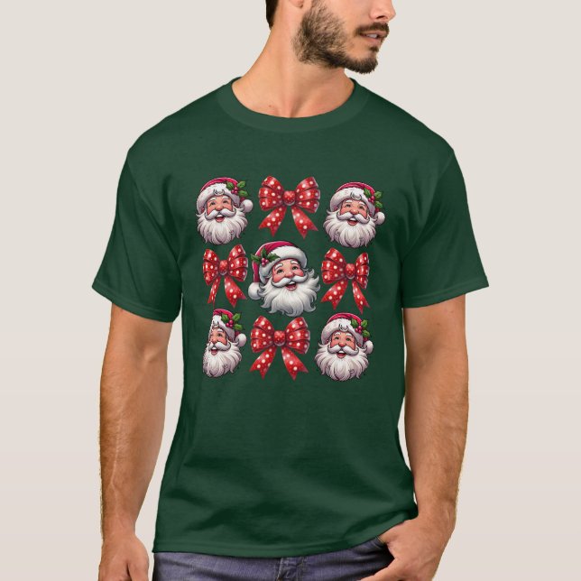 Weihnachts-Weihnachtsmädchen T-Shirt (Vorderseite)
