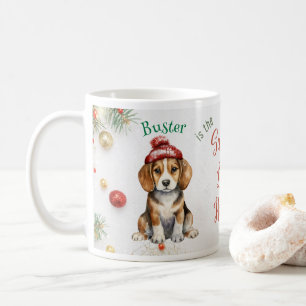Weihnachts-Weihnachtsmann-Beagle Kaffeetasse
