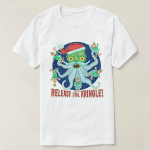 Weihnachts-Weihnachtsmann gibt Kringle frei T-Shirt