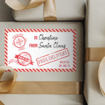 Weihnachts-Weihnachtsmann gibt Nordpol-Lieferung