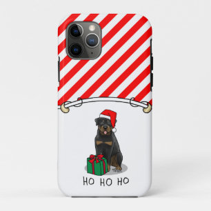 Weihnachts Weihnachtsmann Hat Rottweiler Dog Funny Case-Mate iPhone Hülle