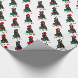 Weihnachts Weihnachtsmann Hat Rottweiler Dog Funny Geschenkpapier