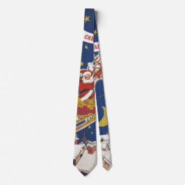 Weihnachts-Weihnachtsmann mit Rentier Krawatte