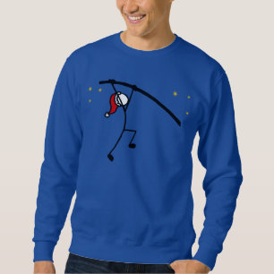 Weihnachts-Weihnachtsmann-Pole-Vault-Jumper Sweatshirt