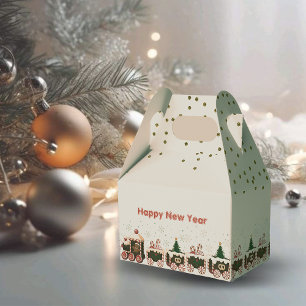 Weihnachts-Weihnachtsmann Train Favor Box Geschenkschachtel