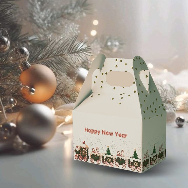 Weihnachts-Weihnachtsmann Train Favor Box Geschenkschachtel (Von Creator hochgeladen)