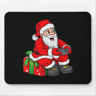 Weihnachts-Weihnachtsmann-Videomonitoring-Controll Mousepad