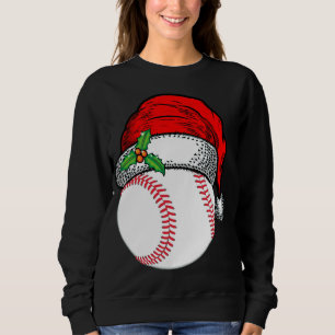 Weihnachts-Weihnachtsmannmütze Baseball Sport Funn Sweatshirt