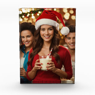 Weihnachts-Weihnachtsmannmütze Girl and Boy Foto B