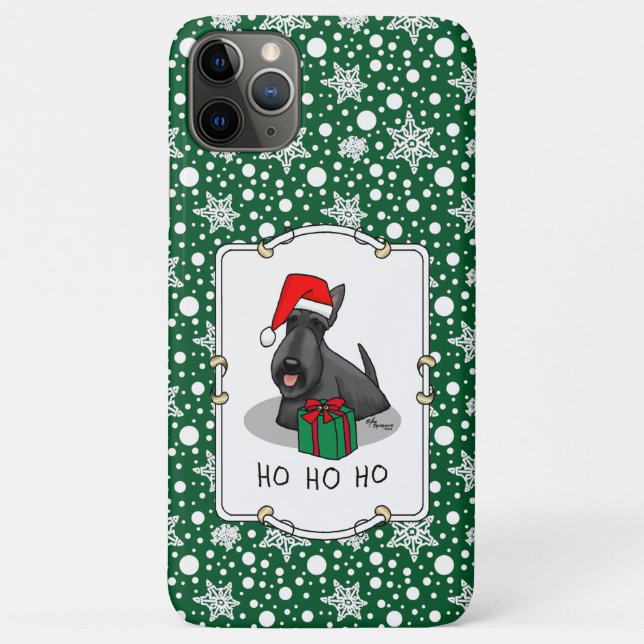 Weihnachts-Weihnachtsmannmütze Scottish Terrier (s Case-Mate iPhone Hülle (Rückseite)