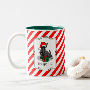 Weihnachts-Weihnachtsmannmütze Scottish Terrier (s Zweifarbige Tasse