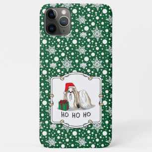 Weihnachts-Weihnachtsmannmütze Shih Tzu (bräunlich Case-Mate iPhone Hülle