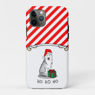 Weihnachts-Weihnachtsmannmütze Sibirischer Husky ( Case-Mate iPhone Hülle