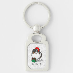 Weihnachts-Weihnachtsmannmütze Spitz (in drei Farb Schlüsselanhänger