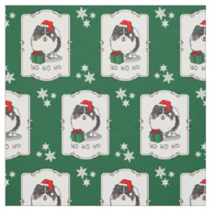 Weihnachts-Weihnachtsmannmütze Spitz (in drei Farb Stoff