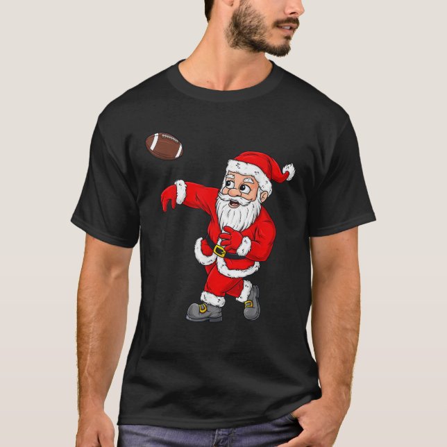 Weihnachts-Weihnachtsmannschaft Fußball-Rückstand  T-Shirt (Vorderseite)
