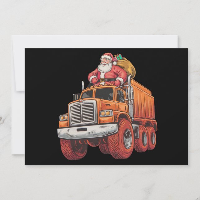 Weihnachts Weihnachtsmonster Truck Weihnachten Wei (Vorderseite)