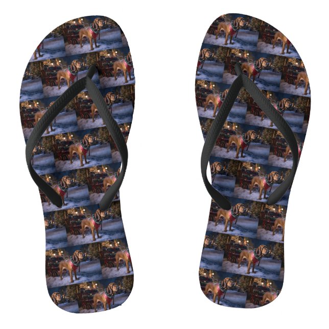 Weihnachts-Weihnachtssaison Flip Flops (Fußbett)