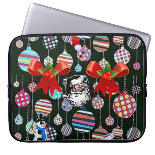 Weihnachts-Weihnachtsschläfchen, 15 Zoll, Santa Laptopschutzhülle