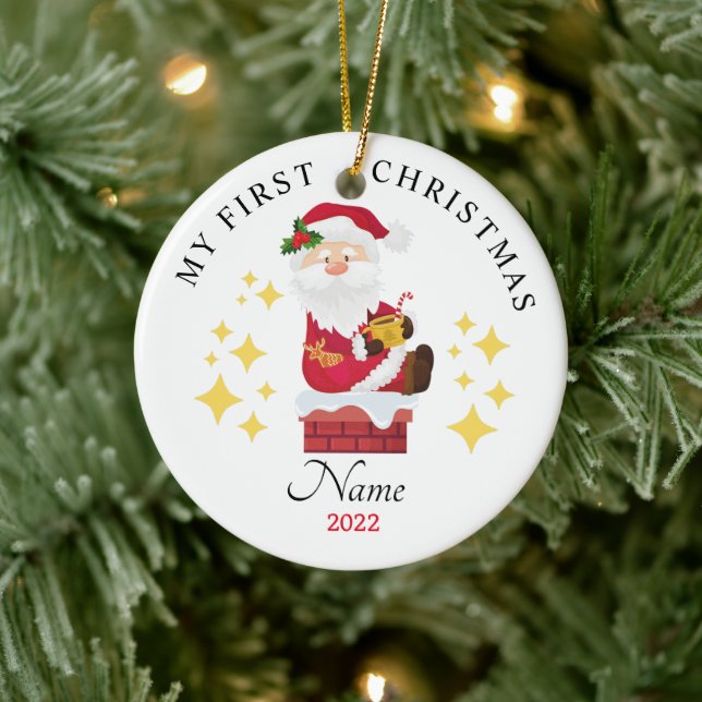 Weihnachts-Weihnachtsschmuck 2022 für Kinder Keramik Ornament (Baum)