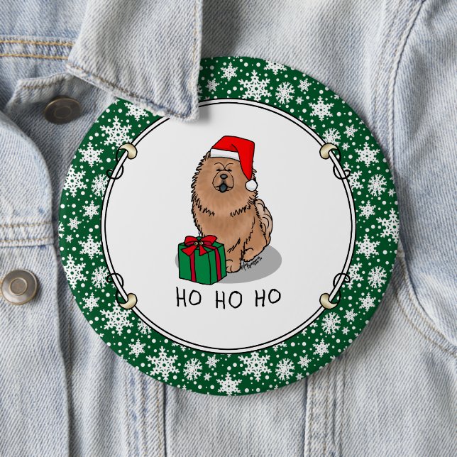 Weihnachts-Weihnachtsschmuck (Zimt) Niedlich Button (Beispiel)