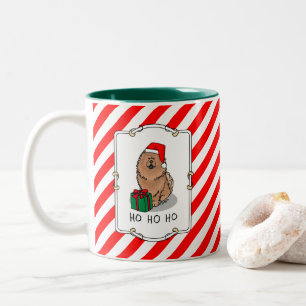 Weihnachts-Weihnachtsschmuck (Zimt) Niedlich Zweifarbige Tasse