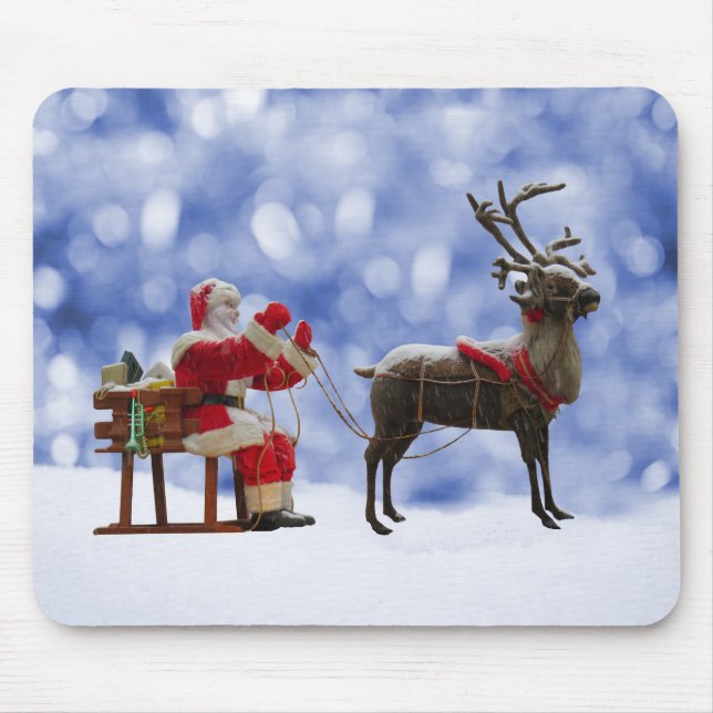 Weihnachts-Weihnachtsschnee Mousepad (Vorne)