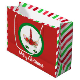 Weihnachts-Weihnachtsstollen Tasche hinzufügen Große Geschenktüte