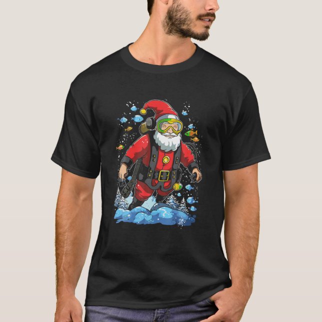Weihnachts-Weihnachtstaucher in der Liebe T-Shirt (Vorderseite)