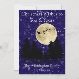 Weihnachts-Weihnachtswohnung für Familien Foto Karte