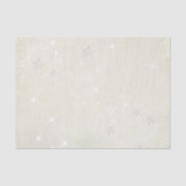 Weihnachts-Weihnachtszeitschrift Gewehrschneeflock Seidenpapier (Vorderseite)