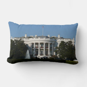 Weihnachts-Weiße Haus für Feiertage Washington DC Lendenkissen