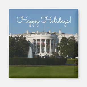 Weihnachts-Weiße Haus für Feiertage Washington DC Magnet