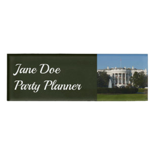 Weihnachts-Weiße Haus für Feiertage Washington DC Namenschild