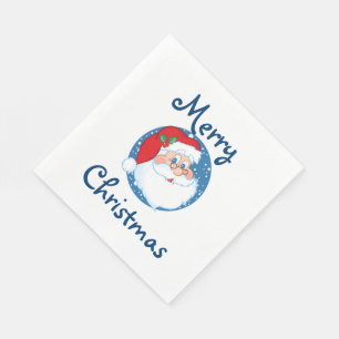 Weihnachts-Weißer Standard-Mittagessen Napkin/Sant Serviette