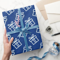 Weihnachts-Weißvorführungen mit blauem Hintergrund